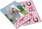 Creative Party Heart My Horse Notepad Set (Pack of 4) (UK Size: One Size) (Pink/White/Green)