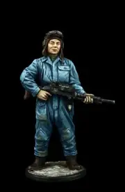 Tin soldier Museum (TOP) Tank gunner with machine gun, USSR, 1943-45 WW2