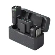 DJI Mic (2 TX + 1 RX + Charging Case), Wireless Lavalier Microphone, 250m (82...