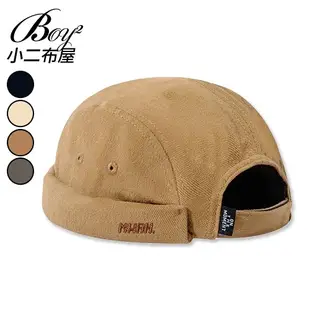 小二布屋-男女款帽子 韓版潮流嘻哈復古無簷地主帽(4色) 【N6366】
