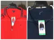 Nautica Women's Quarter (1/4) Zip pullovers Color: Red,Navy