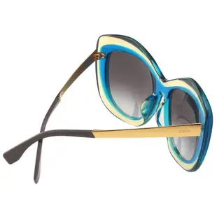 FENDI 墨鏡 太陽眼鏡(黃+綠色)FF0029FS