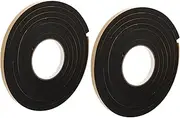 SHINEOFI 2 Rolls Adhesive Sponge Tape High Density Padding Sealing Strips for Shockproof Protection Thick Wide Each for Home Doors Windows and Furniture Insulation