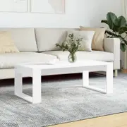 Coffee Table White 102x50x35 cm Engineered Wood