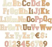 Mooliwe 134 Pcs 5 Inch Boho Patch Bulletin Board Letters for Classroom Alphabet Numbers Combo Set Cutouts Letter for Bulletin Board Display Chalkboard School Home Decor