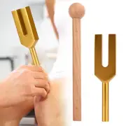 C-4096 Tuning Fork Meditation Tuning Energy Fork With Hammer Gold FAD