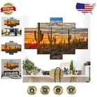 Elegant 5-Piece Multi-Panel Canvas Artwork - Arizona Desert Framed Prints