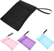 CALLARON 4Pcs Soap Storage Bags Exfoliating Shower Soap Pouches Vibrant Colors for Gentle Cleansing for Bar Soap Foaming and Skin Exfoliation