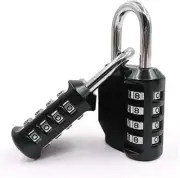 Combination-Lock 4 Digit Outdoors Waterproof Padlock Number Lock for School Gym