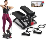 Compact 2-in-1 Stepper Machine with Non-Slip Pedals & Bluetooth Connectivity