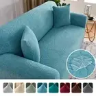 Waterproof Jacquard Sofa Covers Elastic Corner Couch Cover L Shaped Slipcover