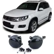 For VW Caddy III 2K EOS Polo 6R Tiguan 5N Touran 1T Fog Lights Black (for: Volkswagen)