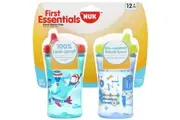 NUK First Essentials Hard Spout Sippy Cup Break Spill & Leak Proof - 12+ Months, 2 Cups (300ml each)