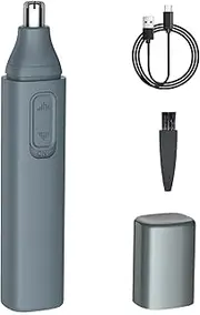 JISHO Ear and Nose Hair Trimmer for Men Women – 10000 RPM Powerful Motor with Dual Stainless Steel Edge Blades USB Type-C Rechargeable for Easy Cleansing Travel Size