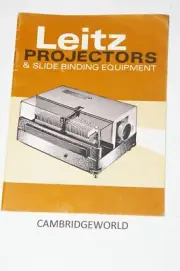 LEITZ LEICA PRADOVIT SLIDE PROJECTOS EQUIPMENT 20 PAGE BOOK