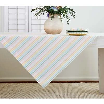 Solino Home 100% Pure Linen Table Throw for Summer Dining - Julia, Made in USA