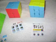Speed Cube Set Magic Cube Set of 2x2x2 3x3x3 Pyramid Cube Smooth Puzzle Cube