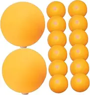 100 Pack Table Tennis Balls Elastic Plastic Pong Balls for Practice Training Balls Perforations for Leisure and Competiti