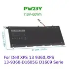 PW23Y Battery for Dell XPS 13-9360 13-9360-D1605G Series
