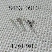 17x13x10mm Silver Trim Green Lume Watch Hands for Miyota OS10 0S10 Movement