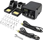 TEKCHIC 60W Wood Burning Kit with 20 Wire Nibs Tips Including Ball Tips(with Case)