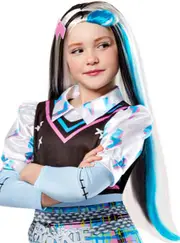 Monster High Girls Frankie Stein Character Wig