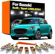 LED Interior Dome Map Trunk Plate Light Car Bulbs Kit, For Suzuki Swift 1989-2017 2018 2019 2020 2021 2022 2023 2024 Accessories