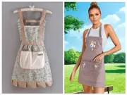 2 aprons w adjustable strap & pocket