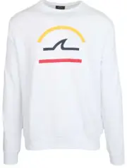 PAUL & SHARK YACHTING Men's Pullover Sweater Jumper Crew Neck Cotton White 4XL