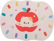 KOMBIUDA Absorbent Pet Food Mat Quick Dry Non Slip Feeding Mat for Dogs Cats Machine Washable Versatile Use Durable Design
