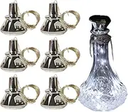 Solar Wine Bottle Lights, 6pcs Fairy String Light Wine Bottle IP65 Waterproof Wedding Decorations for Tabletop Outdoor Christmas Garden Bar Pathway Table