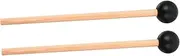 Kisangel 1Pair Professional Timpani Mallets Drum Sticks for Marimba Smooth Handle Durable Material for Percussion Instruments