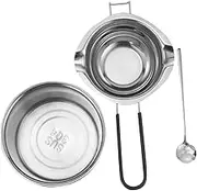 UTHCLO 1 Set Stainless Steel Melting Pot Boiler for Chocolate Butter Cheese Candy Material with Handle for Home Kitchen Restaurants