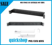 Recessed 8 Way Rack Mount 19"Power Board 1RU Surge Protected 10A PDU Powerboard