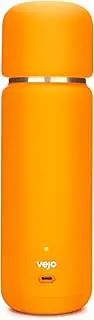 [Vejo] Personal Blender Powder-Powered Blending System | No Shaking | No Clumps | No Prep | Easy One-Button Design | USB Rechargeable Blender | Orange