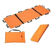 Oxford Folding Soft Stretcher with 8 Handles Waterproof Foldable/Emergency Rescue Back Stretcher with Storage Bags for Hospital,Clinic, Home,Sports venues,Ambulance Capacity 350 lbs