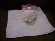 BOPPY nwt Security Blanket~Lovey~Plush Light Blue Fox~finger puppet~NEW~