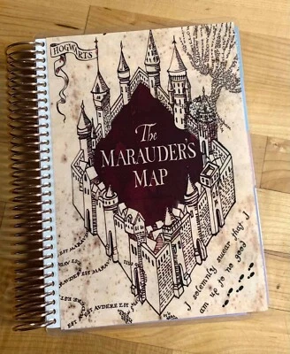 Harry Potter Marauder's Map Cover Set 4 use w/ Erin Condren A5 Coil Planner~