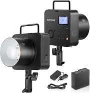 NEEWER Q4 400Ws 2.4G TTL Studio Flash (New Look),1/8000 HSS 2800Mah Battery Powe