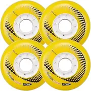 Inline Skate Wheels, Replacement Roller Skating Wheels 4 Pack Inline Skate Wheels 84A,Outdoor Asphalt Formula Hockey Roller Blades Replacement Wheel