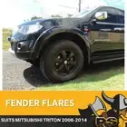 Fender Flares suit Mitsubishi Triton 2006-2014 Black MN ML Wheel Arch Set Of 2