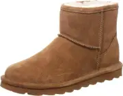 BEARPAW Women's Alyssa Multiple Colors | Ankle Boot | 8.5, Hickory Ii