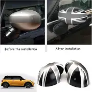 Glay Union Jack Side Mirror Cover Cap For MINI Cooper F54 F55 F56 F57 F60 2020+ (for: Mini)