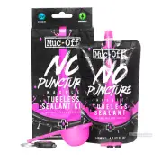Muc-Off NO PUNCTURE HASSLE Latex Tubeless Tire Sealant Kit : 140 ml