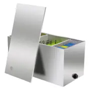 Stainless Steel Gravity Filter and Pump System For Large pond or Koi fish Pond Size 50 cubic meter (50,000 Litres Water)