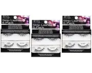 Ardell False Eyelashes - 6 Pairs - (Individul pack) - Demi Wispies (Pack of 3 )