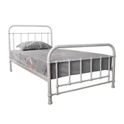 Akira Single Bed - White