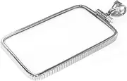 Sterling Silver bezel frame for 1 oz credit suisse Pamp Lady Fortuna Gold bar / 1 oz Credit Suisse /1 oz Pamp Rosa, Sterling Silver, No Gemstone