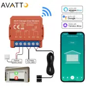 Tuya Wifi Garage Door Opener Smart App Remote Voice Control Gate Door Switch Mod