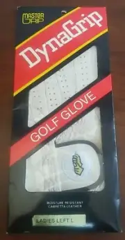 NOS DynaGrip Master Grip Golf Glove Ladies' Left Large Professional Left Hand